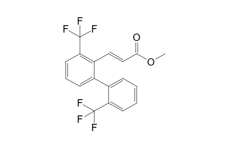 3-[6'-Trifluoromethyl-2-(2"-trifluoromethylphenyl)phenyl]propenoic acid methyl ester