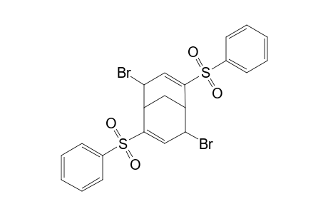 4,8-Dibromo-2,6-bis(phenylsulfonyl)bicyclo[3.3.1]nona-2,6-diene
