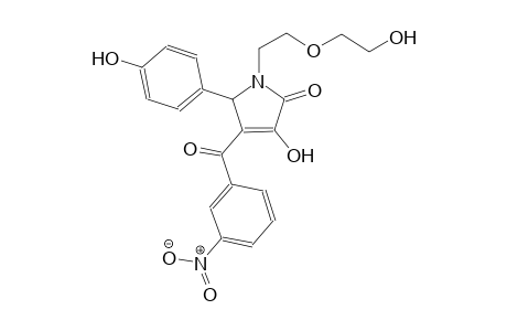 3-hydroxy-1-[2-(2-hydroxyethoxy)ethyl]-5-(4-hydroxyphenyl)-4-(3-nitrobenzoyl)-1,5-dihydro-2H-pyrrol-2-one