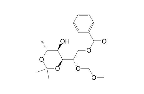 D-Glucitol, 1-deoxy-5-O-(methoxymethyl)-2,4-O-(1-methylethylidene)-, 6-benzoate