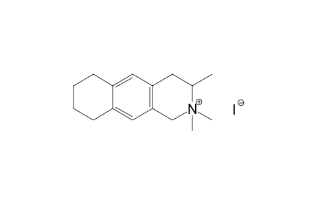 1,2,3,4,6,7,8,9-octahydro-2,2,3-trimethylbenz[g]isoquinolinium iodide