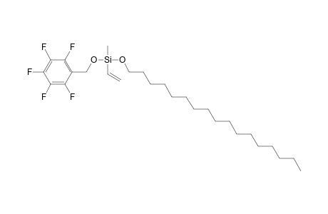 Silane, methylvinyl(pentafluorobenzyloxy)heptadecyloxy-