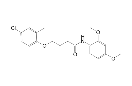 4-(4-chloro-2-methylphenoxy)-N-(2,4-dimethoxyphenyl)butanamide