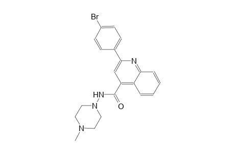 2-(4-bromophenyl)-N-(4-methyl-1-piperazinyl)-4-quinolinecarboxamide