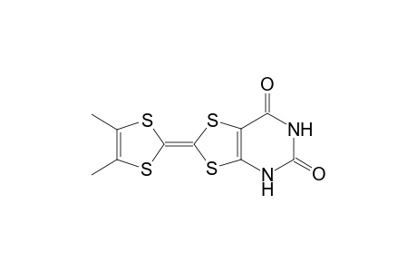 2-(4,5-dimethyl-1,3-dithiol-2-ylidene)-4H-[1,3]dithiolo[4,5-d]pyrimidine-5,7-dione