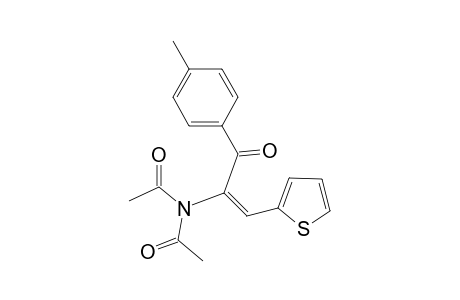 Acetamide, N-acetyl-N-[1-(4-methylbenzoyl)-2-(2-thienyl)ethenyl]-