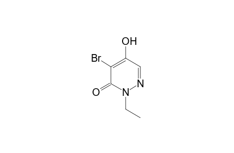 4-bromo-2-ethyl-5-hydroxy-pyridazin-3-one