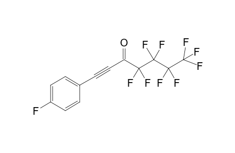 (4-Fluorophenyl)acetylenyl n-Perfluorobutyl Ketone
