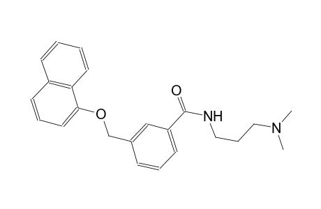 N-[3-(dimethylamino)propyl]-3-[(1-naphthyloxy)methyl]benzamide