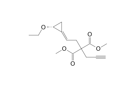 Dimethyl (R)-[2-(2-Ethoxycyclopropylidene)ethyl](2-propyn-1-yl)malonate