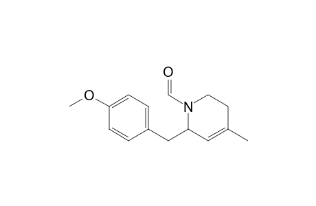 2-(p-Methoxybenzyl)-1-formyl-4-methyl-1,2,5,6-tetrahydropyridine