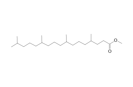 Heptadecanoic acid, 4,8,12,16-tetramethyl-, methyl ester, [4R-(4R*,8R*,12R*)]-