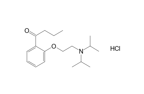 2'-[2-(diisopropylamino)ethoxy]butyrophenone, hydrochloride