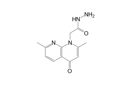 2-(2,7-dimethyl-4-oxo-1,8-naphthyridin-1(4H)-yl)acetohydrazide