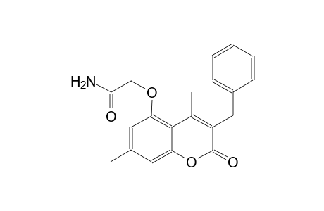 acetamide, 2-[[4,7-dimethyl-2-oxo-3-(phenylmethyl)-2H-1-benzopyran-5-yl]oxy]-