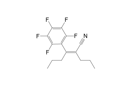 (Z)-3-(pentafluorophenyl)-2-propylhex-2-enenitrile