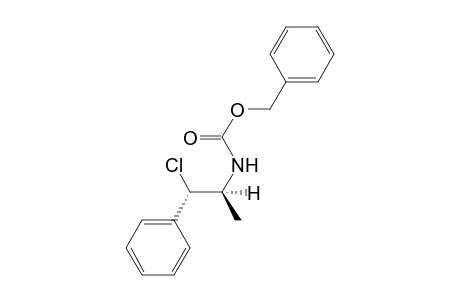 (phenylmethyl) N-[(1S,2S)-1-chloranyl-1-phenyl-propan-2-yl]carbamate