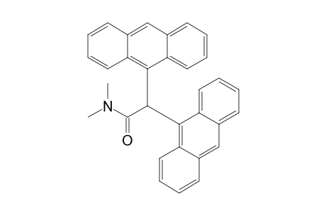 N,N-Dimethyl-2,2-bis( 9'-anthracenyl)acetamide