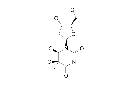 CIS-(5S,6R)-5,6-DIHYDROXY-5,6-DIHYDROTHYMIDINE