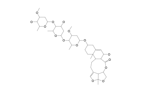 GLAUCOGENIN-D-3-O-ALPHA-D-OLEANDROPYRANOSYL-(1->4)-BETA-D-DIGITOXOPYRANOSYL-(1->4)-BETA-D-OLEANDROPYRANOSIDE