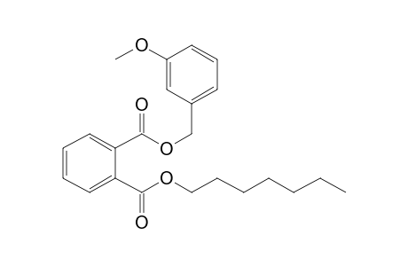 Phthalic acid, heptyl 3-methoxybenzyl ester