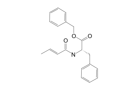 (S,E)-BENZYL-2-(BUT-2-ENOYLAMINO)-3-PHENYLPROPIONATE