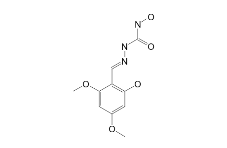 1-(2-HYDROXY-4,6-DIMETHOXYBENZYLIDENE)-4-HYDROXYSEMICARBAZIDE