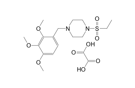1-(ethylsulfonyl)-4-(2,3,4-trimethoxybenzyl)piperazine oxalate