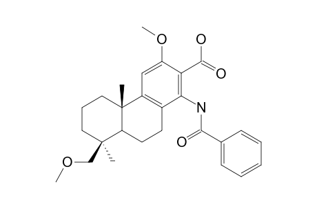 14-BENZAMIDO-12,19-DIMETHOXYPODOCARPA-8,11,13-TRIEN-13-CARBOXYLIC-ACID