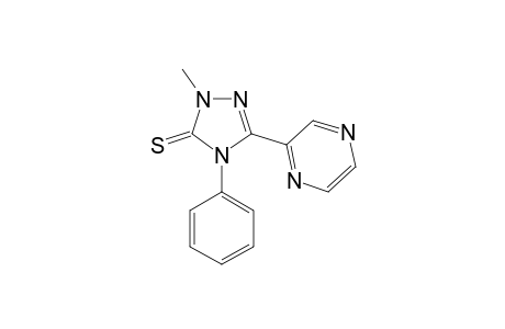 2-METHYL-4-ETHYL-5-(2'-PYRAZINYL)-1,2,4-TRIAZOLE-3-THIONE