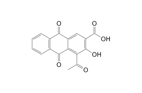 4-Acetyl-3-hydroxy-9,10-dioxo-9,10-dihydroanthracene-2-carboxylic acid