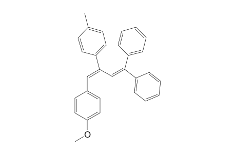 (E)-(4-(4-methoxyphenyl)-3-(p-tolyl)buta-1,3-diene-1,1-diyl)dibenzene
