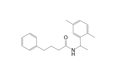 N-[1-(2,5-dimethylphenyl)ethyl]-4-phenylbutanamide