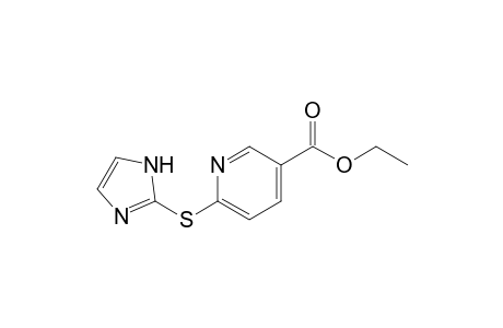 Ethyl 6-[(1H-imidazol-2-yl)sulfanyl]pyridine-3-carboxylate