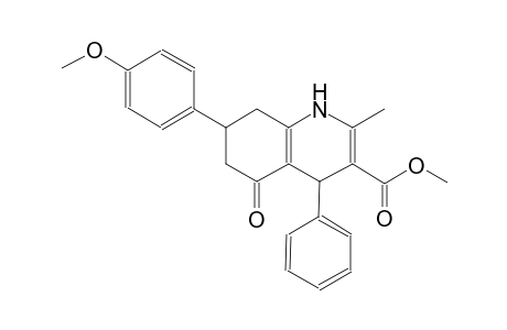 3-quinolinecarboxylic acid, 1,4,5,6,7,8-hexahydro-7-(4-methoxyphenyl)-2-methyl-5-oxo-4-phenyl-, methyl ester