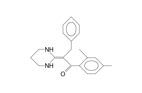 2-(1-[2,4-Dimethyl-benzoyl]-2-phenyl-ethylidene)-hexahydro-pyrimidine