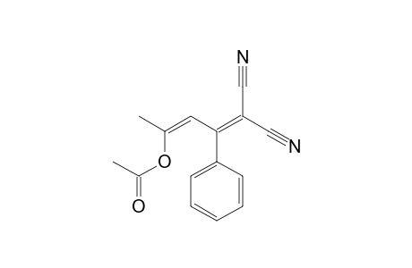 (Z)-4,4-Dicyano-1-methyl-3-phenylbuta-1,3-dienyl acetate