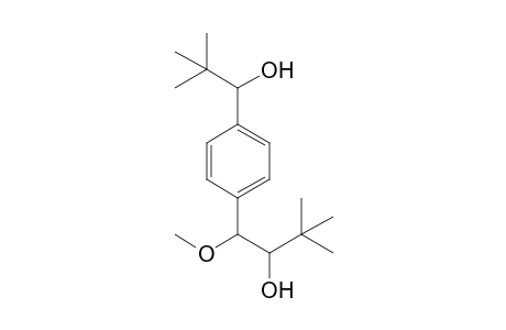1-[4-(1-Hydroxy-2,2-dimethylpropyl)phenyl]-1-methoxy-3,3-dimethylbutan-2-ol