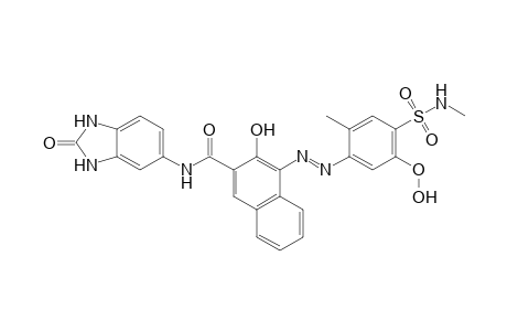 2-Methoxy-5-methyl-N-methylsulfanilamide->3-hydroxy-N-(2-oxo-5-benzimidazolinyl)-2-naphthamide