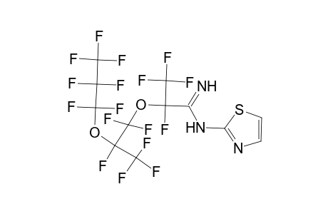 2,3,3,3-Tetrafluoro-2-[1,1,2,3,3,3-hexafluoro-2-(1,1,2,2,3,3,3-heptafluoropropoxy)propoxy]-N-(1,3-thiazol-2-yl)propanimidamide
