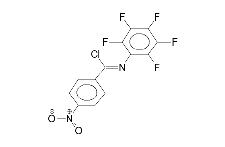 N-(PENTAFLUOROPHENYL)(4-NITROBENZIMIDOYL)CHLORIDE