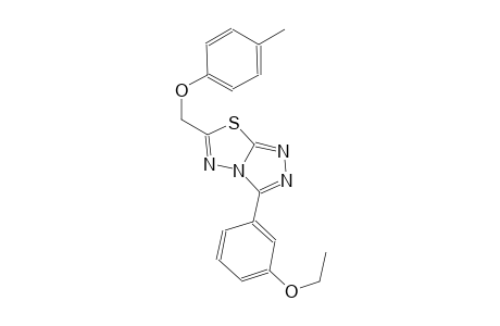 3-(3-ethoxyphenyl)-6-[(4-methylphenoxy)methyl][1,2,4]triazolo[3,4-b][1,3,4]thiadiazole