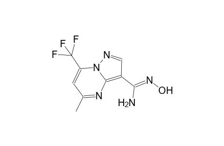 N'-hydroxy-5-methyl-7-(trifluoromethyl)pyrazolo[1,5-a]pyrimidine-3-carboximidamide