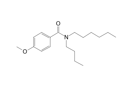 Benzamide, 4-methoxy-N-butyl-N-hexyl-