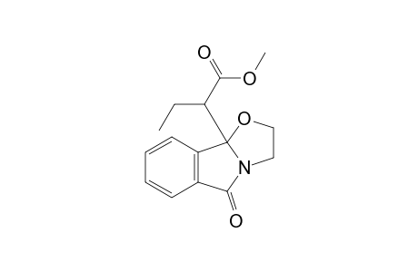 alpha-ethyl-5-oxo-2,3,5,9b-tetrahydrooxazolo[2,3-a]isoindole-9b-acetic acid, methyl ester