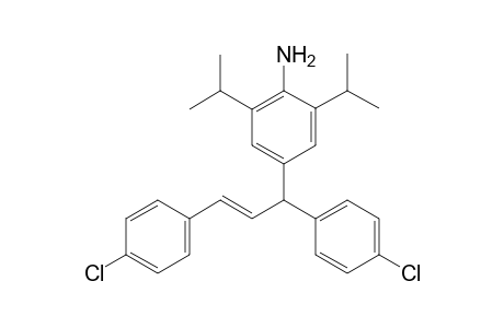 (E)-4-[1,3-Bis(4-chlorophenyl)allyl]-2,6-diisopropylaniline