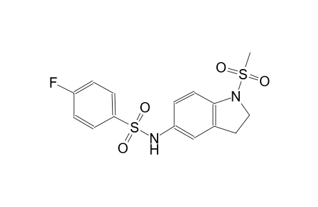 benzenesulfonamide, N-[2,3-dihydro-1-(methylsulfonyl)-1H-indol-5-yl]-4-fluoro-