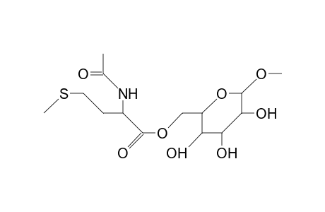 Methyl 6-O-(N-acetyl-L-methionyl).beta.-D-galactopyranoside
