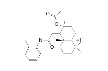 1-Naphthaleneacetamide, 2-(acetyloxy)decahydro-2,5,5,8a-tetramethyl-N-(2-methylphenyl)-, [1R-(1.alpha.,2.beta.,4a.beta.,8a.alpha.)]-