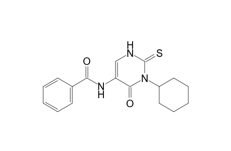 3-Cyclohexyl-5-benzoylamino-thiouracile